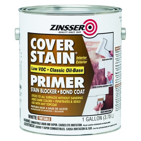 Krud Kutter Zinsser Cover Stain White OilBased Alkyd Primer 1 gal